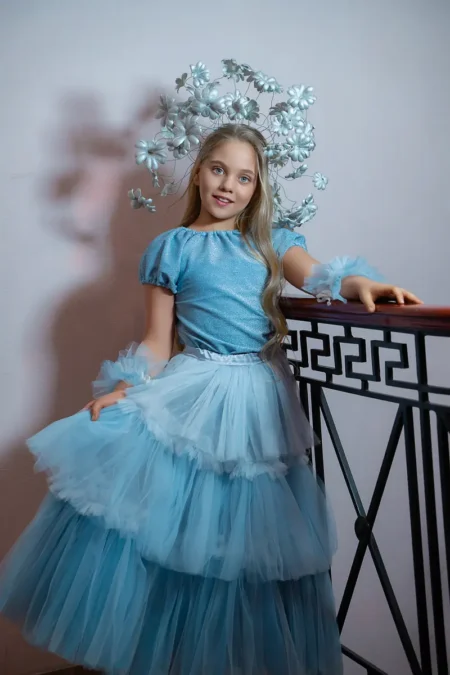 Varvara at the flower ball — ENZO Magazine, April 2025
