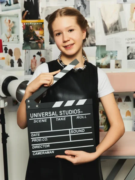 Ksenia is getting ready to shoot — ENZO Magazine, March 2026
