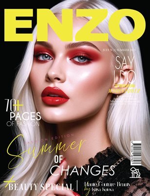 ENZO Magazine — The July Fashion & Beauty Edition Vol. 2 2025 cover