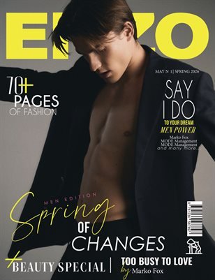 ENZO Magazine — The May Men Edition Vol. 1 2026 cover